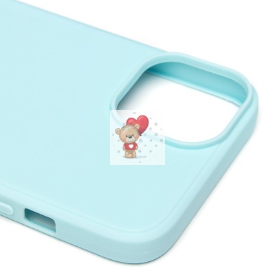 Чехол-накладка для Apple iPhone 14 (голубой) Activ Full Original Design