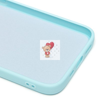 Чехол-накладка для Apple iPhone 14 (голубой) Activ Full Original Design