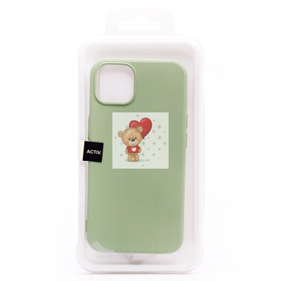 Чехол-накладка для Apple iPhone 14 (светло-зеленый) Activ Full Original Design