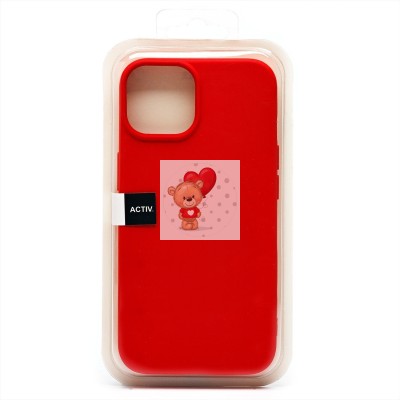 Чехол-накладка для Apple iPhone 14 (красный) Activ Full Original Design Чехол-накладка для Apple iPhone 14 (красный) Activ Full Original Design