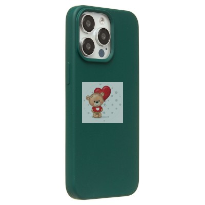 Чехол-накладка для Apple iPhone 15 Pro Max (темно-зеленый) Activ Full Original Design Чехол-накладка для Apple iPhone 15 Pro Max (темно-зеленый) Activ Full Original Design