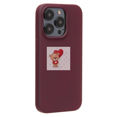 Чехол-накладка для Apple iPhone 15 Pro (бордовый) Activ Full Original Design