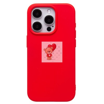 Чехол-накладка для Apple iPhone 15 Pro (красный) Activ Full Original Design