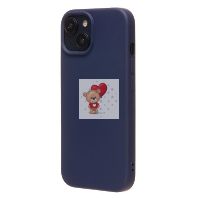 Чехол-накладка для Apple iPhone 15 (темно-синий) Activ Full Original Design Чехол-накладка для Apple iPhone 15 (темно-синий) Activ Full Original Design