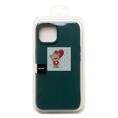 Чехол-накладка для Apple iPhone 15 (темно-зеленый) Activ Full Original Design