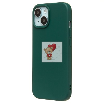 Чехол-накладка для Apple iPhone 15 (темно-зеленый) Activ Full Original Design