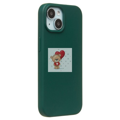 Чехол-накладка для Apple iPhone 15 (темно-зеленый) Activ Full Original Design