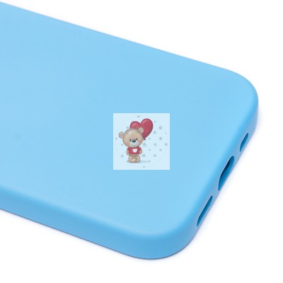 Чехол-накладка для Apple iPhone 15 (голубой) Activ Full Original Design Чехол-накладка для Apple iPhone 15 (голубой) Activ Full Original Design