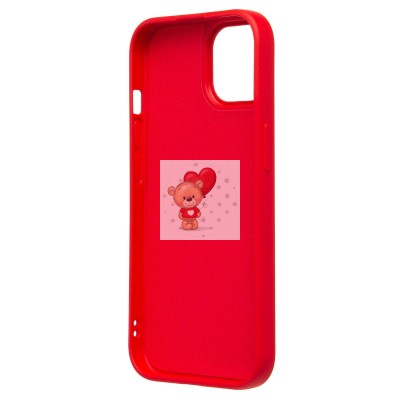 Чехол-накладка для Apple iPhone 15 (красный) Activ Full Original Design