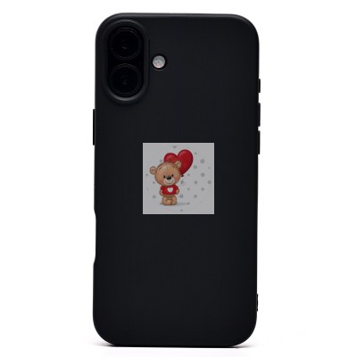 Чехол-накладка для Apple iPhone 16 Plus (черный) Activ Full Original Design Чехол-накладка для Apple iPhone 16 Plus (черный) Activ Full Original Design