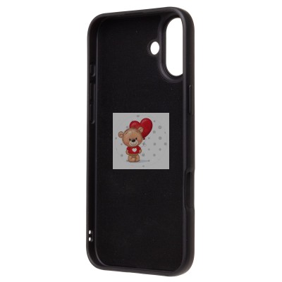 Чехол-накладка для Apple iPhone 16 Plus (черный) Activ Full Original Design