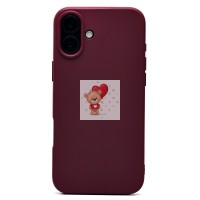 Чехол-накладка для Apple iPhone 16 Plus (бордовый) Activ Full Original Design