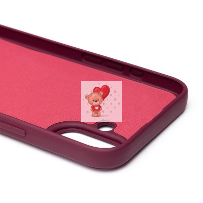 Чехол-накладка для Apple iPhone 16 Plus (бордовый) Activ Full Original Design Чехол-накладка для Apple iPhone 16 Plus (бордовый) Activ Full Original Design