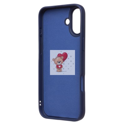 Чехол-накладка для Apple iPhone 16 Plus (темно-синий) Activ Full Original Design