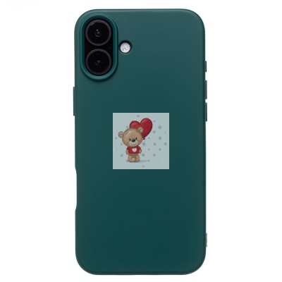 Чехол-накладка для Apple iPhone 16 Plus (темно-зеленый) Activ Full Original Design