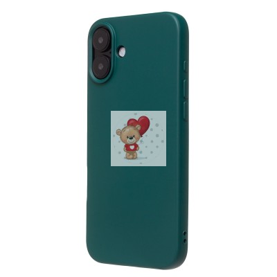 Чехол-накладка для Apple iPhone 16 Plus (темно-зеленый) Activ Full Original Design Чехол-накладка для Apple iPhone 16 Plus (темно-зеленый) Activ Full Original Design