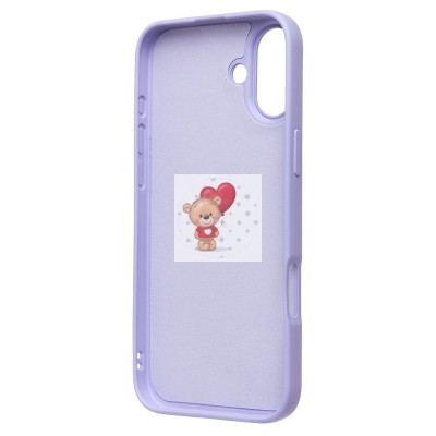 Чехол-накладка для Apple iPhone 16 Plus (светло-фиолетовый) Activ Full Original Design Чехол-накладка для Apple iPhone 16 Plus (светло-фиолетовый) Activ Full Original Design