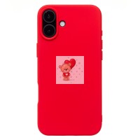 Чехол-накладка для Apple iPhone 16 Plus (красный) Activ Full Original Design