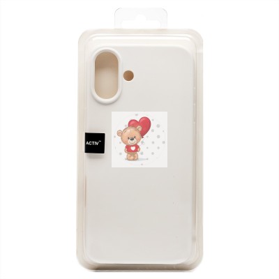 Чехол-накладка для Apple iPhone 16 Plus (белый) Activ Full Original Design Чехол-накладка для Apple iPhone 16 Plus (белый) Activ Full Original Design