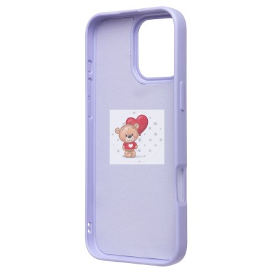 Чехол-накладка для Apple iPhone 16 Pro Max (светло-фиолетовый) Activ Full Original Design