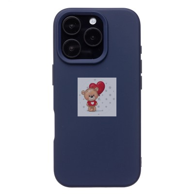 Чехол-накладка для Apple iPhone 16 Pro (темно-синий) Activ Full Original Design