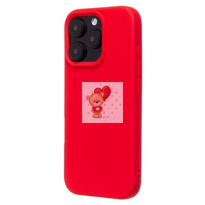 Чехол-накладка для Apple iPhone 16 Pro (красный) Activ Full Original Design