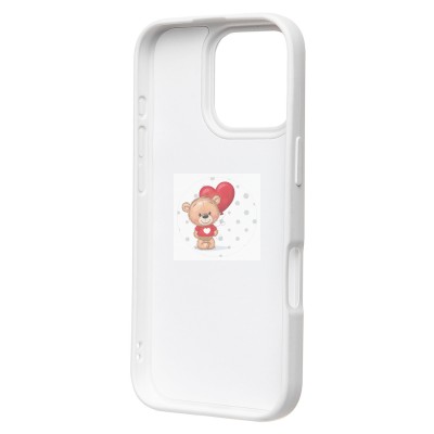 Чехол-накладка для Apple iPhone 16 Pro (белый) Activ Full Original Design