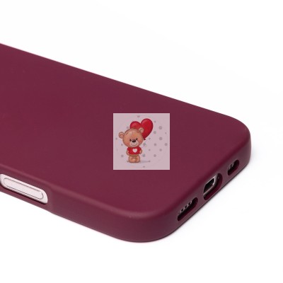 Чехол-накладка для Apple iPhone 16 (бордовый) Activ Full Original Design Чехол-накладка для Apple iPhone 16 (бордовый) Activ Full Original Design