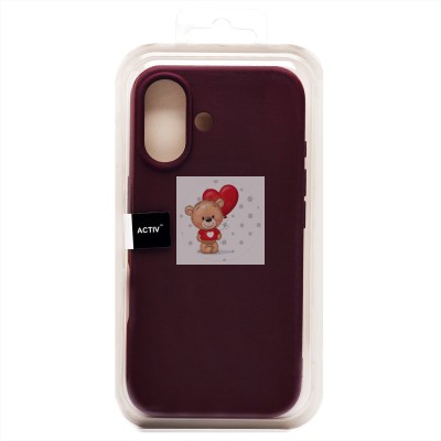 Чехол-накладка для Apple iPhone 16 (бордовый) Activ Full Original Design Чехол-накладка для Apple iPhone 16 (бордовый) Activ Full Original Design
