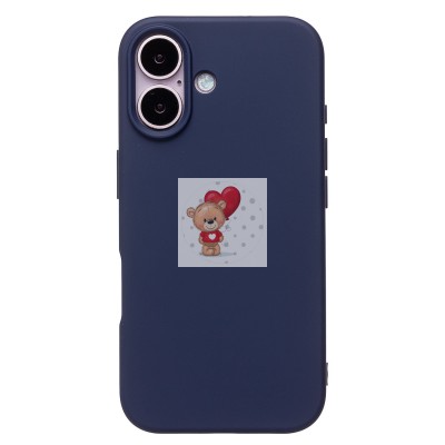 Чехол-накладка для Apple iPhone 16 (темно-синий) Activ Full Original Design Чехол-накладка для Apple iPhone 16 (темно-синий) Activ Full Original Design