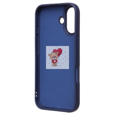 Чехол-накладка для Apple iPhone 16 (темно-синий) Activ Full Original Design