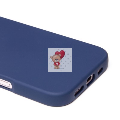 Чехол-накладка для Apple iPhone 16 (темно-синий) Activ Full Original Design