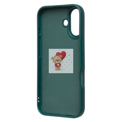 Чехол-накладка для Apple iPhone 16 (темно-зеленый) Activ Full Original Design