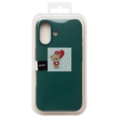 Чехол-накладка для Apple iPhone 16 (темно-зеленый) Activ Full Original Design