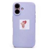 Чехол-накладка для Apple iPhone 16 (светло-фиолетовый) Activ Full Original Design