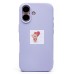 Чехол-накладка для Apple iPhone 16 (светло-фиолетовый) Activ Full Original Design