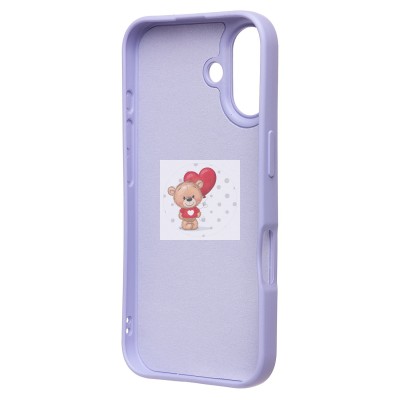 Чехол-накладка для Apple iPhone 16 (светло-фиолетовый) Activ Full Original Design Чехол-накладка для Apple iPhone 16 (светло-фиолетовый) Activ Full Original Design