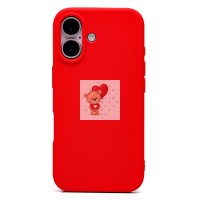 Чехол-накладка для Apple iPhone 16 (красный) Activ Full Original Design