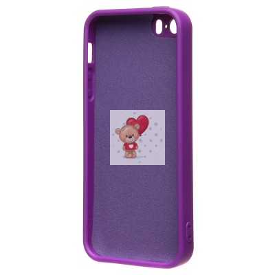 Чехол-накладка для Apple iPhone SE (фиолетовый) Activ Full Original Design