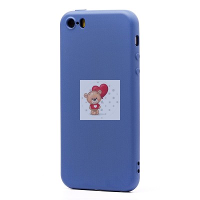 Чехол-накладка для Apple iPhone 5S (синий) Activ Full Original Design