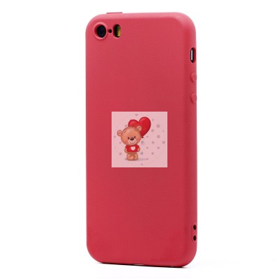 Чехол-накладка для Apple iPhone 5S (бордовый) Activ Full Original Design