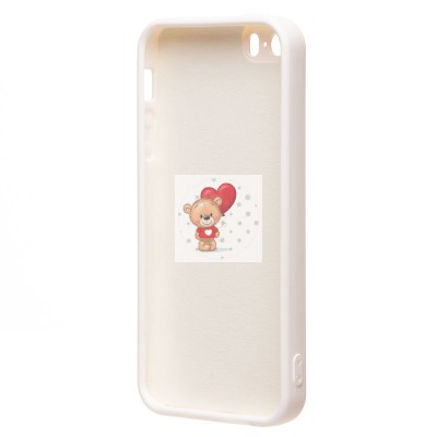 Чехол-накладка для Apple iPhone SE (белый) Activ Full Original Design