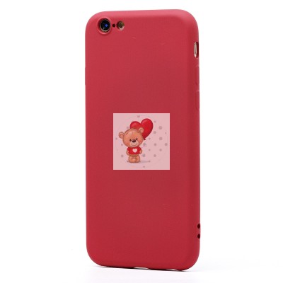 Чехол-накладка для Apple iPhone 6 (бордовый) Activ Full Original Design