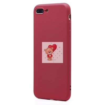 Чехол-накладка для Apple iPhone 7 Plus (бордовый) Activ Full Original Design