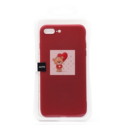Чехол-накладка для Apple iPhone 7 Plus (бордовый) Activ Full Original Design