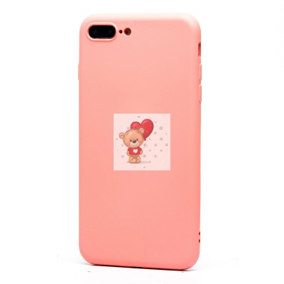 Чехол-накладка для Apple iPhone 7 Plus (светло-розовый) Activ Full Original Design