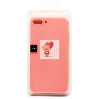 Чехол-накладка для Apple iPhone 7 Plus (светло-розовый) Activ Full Original Design