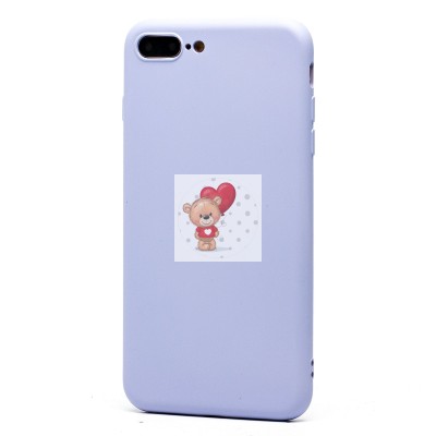 Чехол-накладка для Apple iPhone 7 Plus (светло-фиолетовый) Activ Full Original Design