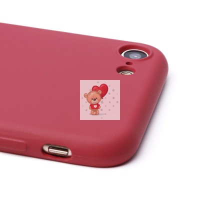 Чехол-накладка для Apple iPhone SE 2020 (бордовый) Activ Full Original Design