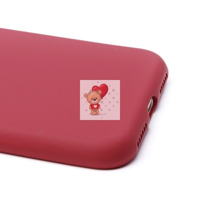 Чехол-накладка для Apple iPhone SE 2020 (бордовый) Activ Full Original Design